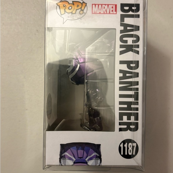 Funko Pop! Marvel #1187 Black Panther Disney 100 Funko Exclusive - Picture 7 of 9